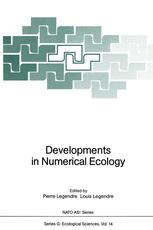 Develoments in Numerical Ecology