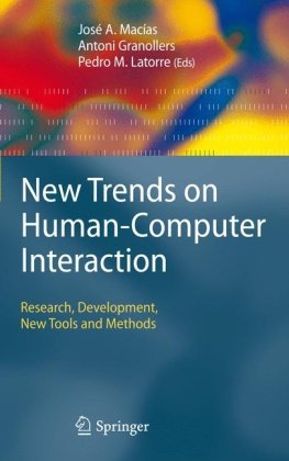 New Trends on Human–Computer Interaction: Research, Development, New Tools and Methods