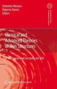 Classical and advanced theories of thin structures: mechanical and mathematical aspects