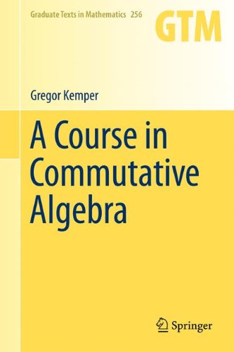 A course in commutative algebra