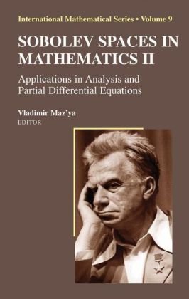 Sobolev Spaces in Mathematics II: Applications in Analysis and Partial Differential Equations: BD II