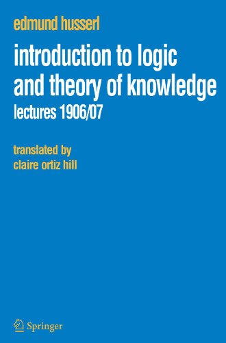 Introduction to Logic and Theory of Knowledge: Lectures 1906/07