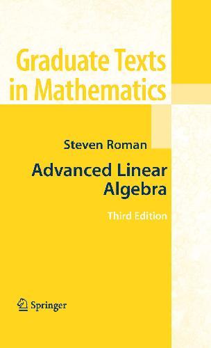 Advanced linear algebra