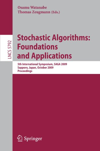 Stochastic Algorithms: Foundations and Applications: 5th International Symposium, SAGA 2009, Sapporo, Japan, October 26-28, 2009. Proceedings