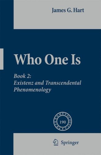 Who One Is: Existenz and Transcendental Phenomenology