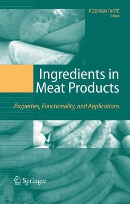 Ingredients in Meat Products: Properties, Functionality and Applications