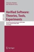Verified Software: Theories, Tools, Experiments: First IFIP TC 2/WG 2.3 Conference, VSTTE 2005, Zurich, Switzerland, October 10-13, 2005, Revised Sele
