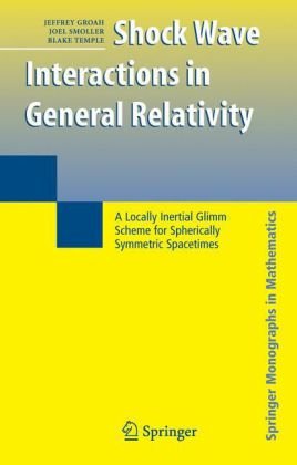 Shock wave interactions in general relativity: a locally intertial glimm scheme for spherically symmetric spacetimes