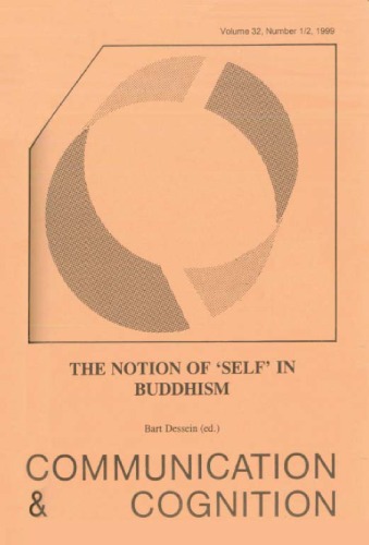 The Notion of ‘Self’ in Buddhism (Communication and Cognition 32, 12, 1999)