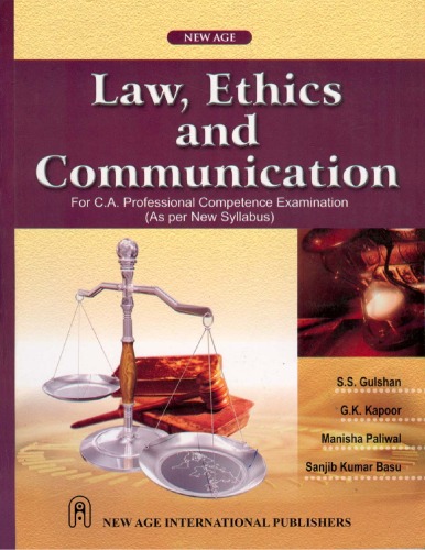 Law, Ethics and Communication for C.A. Professional Competence Examination