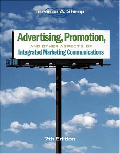 Advertising, Promotion, and Other Aspects of Integrated Marketing Communications
