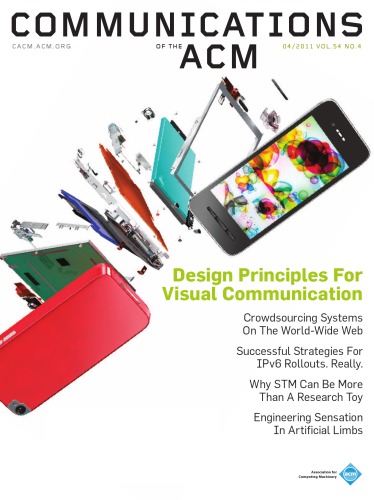 Communications of ACM , vol 54 issue 4 - April 2011