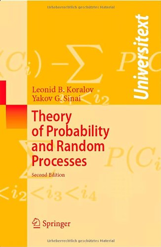 Theory of Probability and Random Processes (2nd edition)