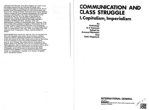 Communication and Class Struggle: Capitalism, Imperialism