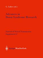 Advances in Down Syndrome Research