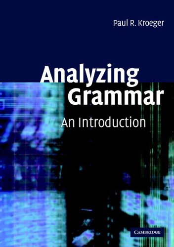 Analyzing grammar: an introduction