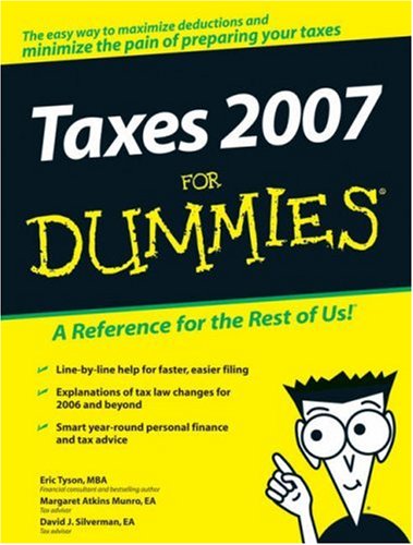 Taxes 2007 For Dummies (Taxes for Dummies)