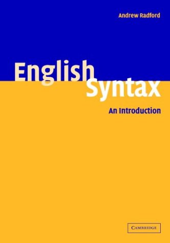 English Syntax: An Introduction