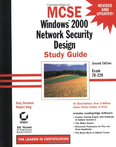 MCSE: Windows 2000 Network Security Design Study Guide