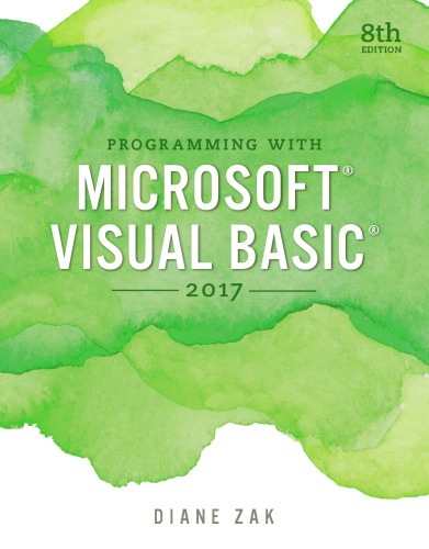 Programming with Microsoft Visual Basic 2017