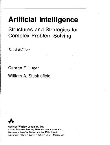 Artificial Intelligence. Structures and Strategies for Complex Problem Solving