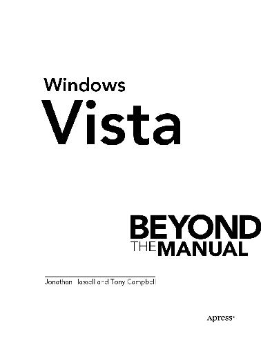 Windows Vista Beyond the Manual