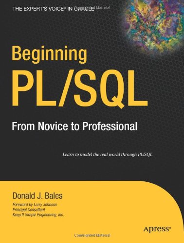 Beginning PL-SQL - From Novice to Pro