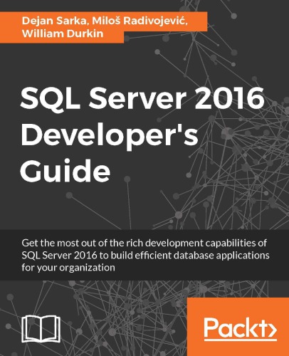 SQL server 2016 developer guide