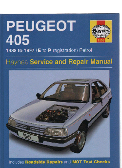 فایل اصلی و تصویری راهنمای سرویس و تعمیرات انواع خودروی پژو ۴۰۵ (کاربراتوری-انژکتوری)
