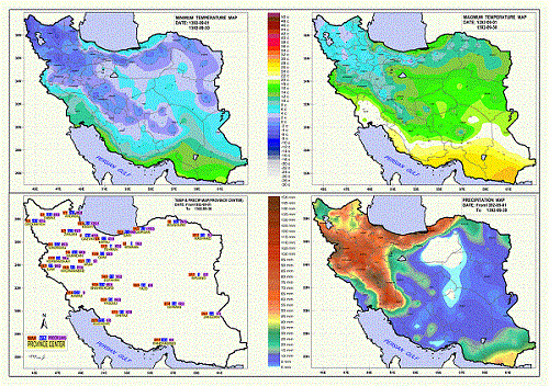 لایه آب و هوای ایران