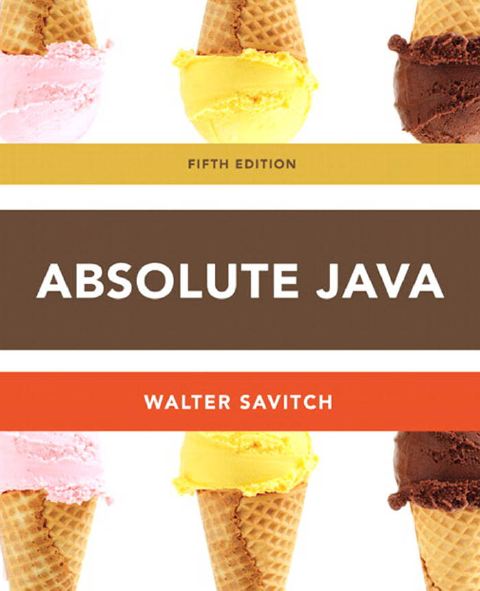 Pearson Absolute Java 5th Ed Walter Savitch 2012 (زبان اصلی)