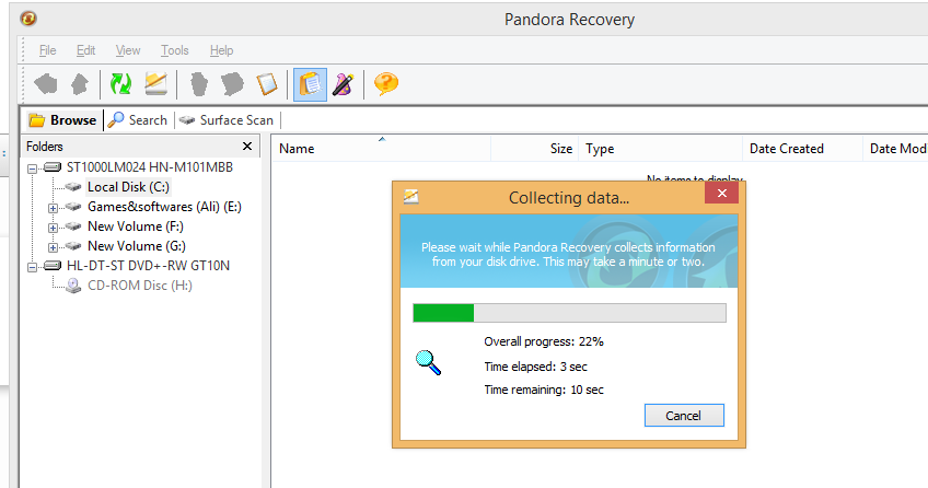 دانلود نرم افزار عالی pondora recavery ریکاوری فایل ها و برنامه های پاک شده