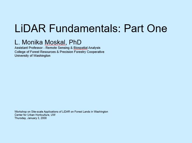 پاورپوینت اصول لیدار