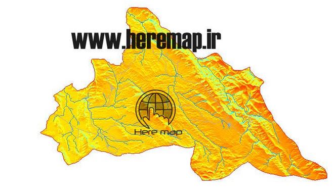 کاملترین مجموعه نقشه های GIS شهرستان ثلاث باباجانی استان کرمانشاه