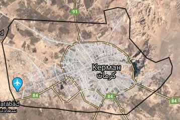دانلود تصویر ماهواره ای با قدرت تفکیک بالا شهر کرمان (UTM)