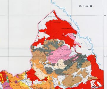 نقشه زمین شناسی ماکو (1:250000)