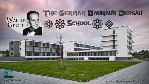 پاورپوینت تحلیل مدرسه ی معماری باوهاوس آلمان اثر والتر گریپیوس
