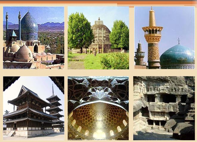 مقایسه تطبیقی بین فضاهای معابد بودایی و مسجد
