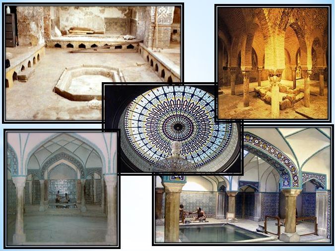 دانلود پاورپوینت تاریخچه حمام های سنتی ایران