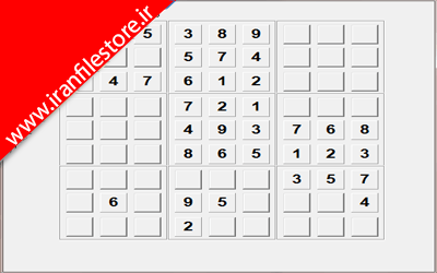 سورس برنامه فکری سودوکو sudoku با سی شارپ #C