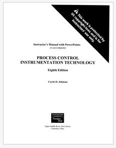 دانلود حل المسائل کتاب تکنولوژی کنترل فرایندهای ابزار دقیق جانسون
