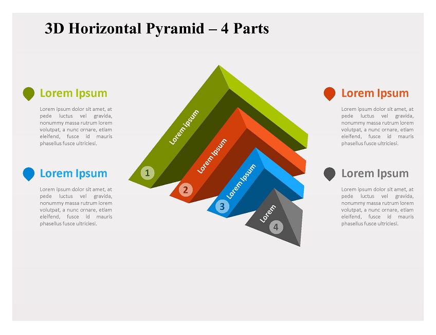 3D Horizontal Pyramid