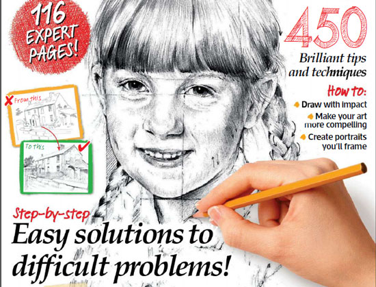 دانلود مجله آموزش طراحی سیاه قلم و مداد رنگی