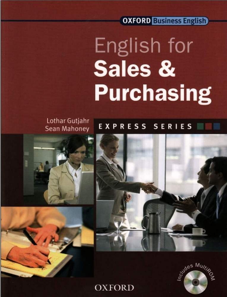 کتاب Oxford English for Sales and Purchasing به همراه نرم افزار کتاب و فایل های صوتی کتاب