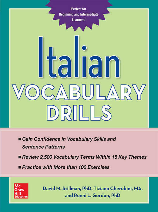 کتاب Italian Vocabulary Drills سال انتشار (2015)