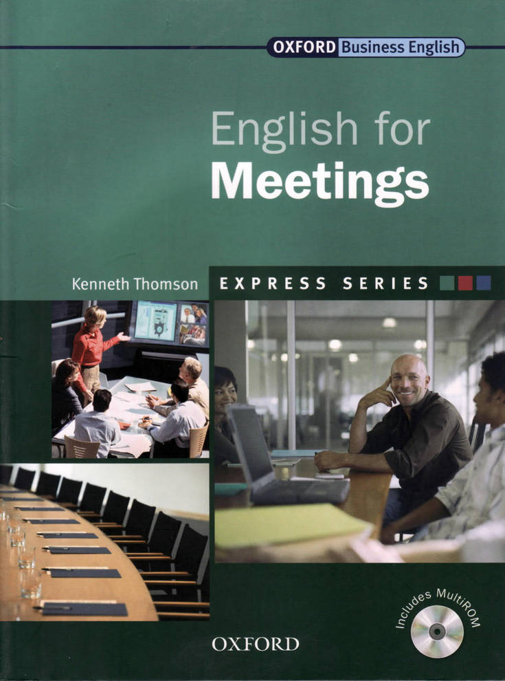 کتاب Oxford English for Meetings به همراه فایل های صوتی کتاب