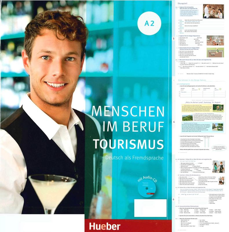 کتاب آموزش زبان آلمانی Menschen im Beruf - Tourismus A2 به همراه فایل های صوتی کتاب