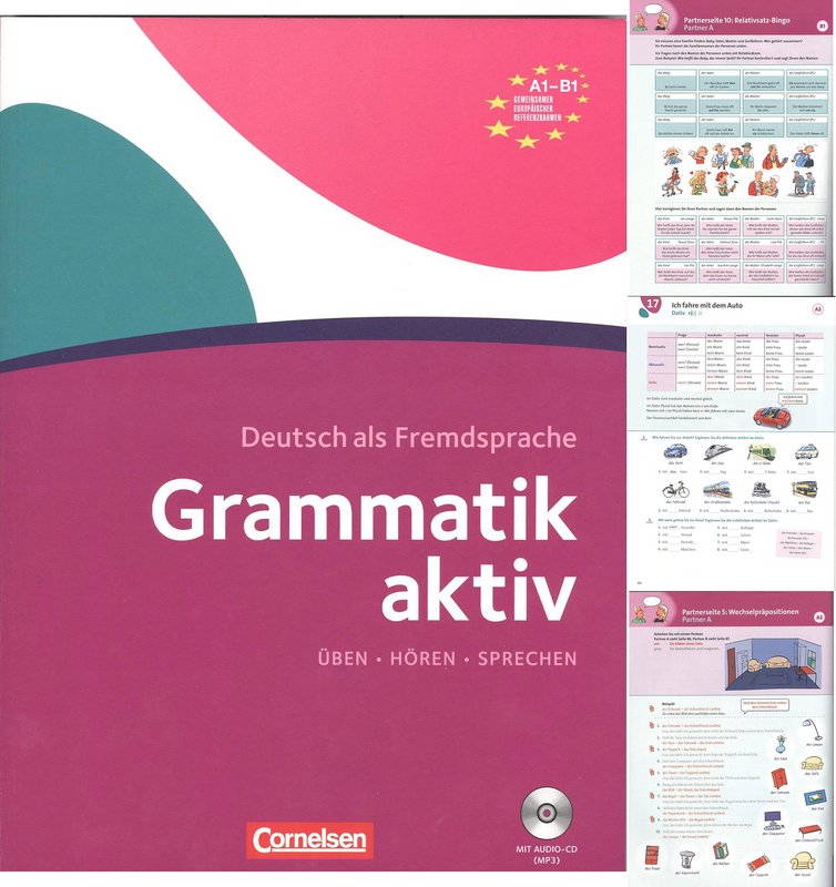 کتاب آموزش زبان آلمانی Grammatik aktiv А1-В1 به همراه فایل های صوتی کتاب