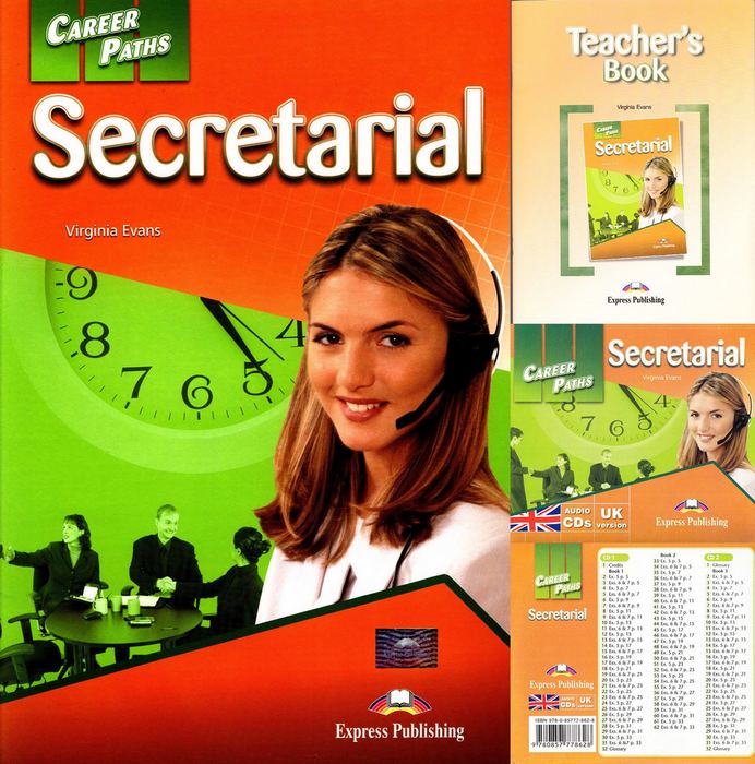 کتاب Career Paths Secretarial به همراه کتاب معلم و فایل های صوتی و فایل های ویدیویی کتاب