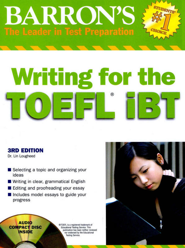 کتاب Barrons Writing for the TOEFL iBT - ویرایش سوم به همراه فایل های صوتی کتاب